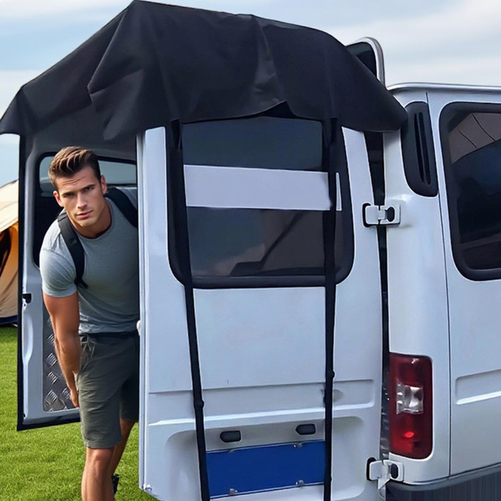 Outdoor Indoor Camping - Tenda Parasole Antivento per Porta Posteriore