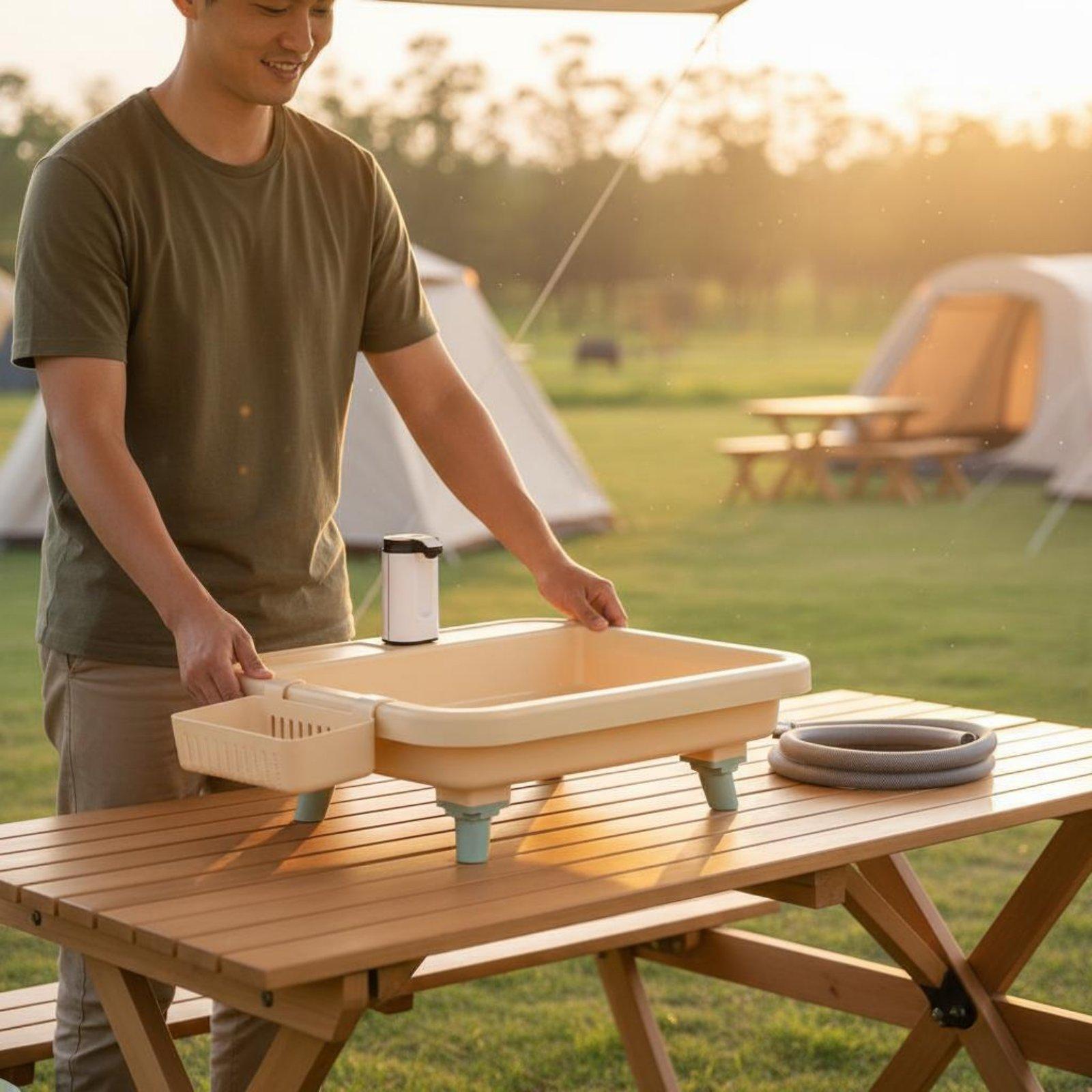 Outdoor In Camping - Lavandino da Campeggio Portatile con Rubinetto