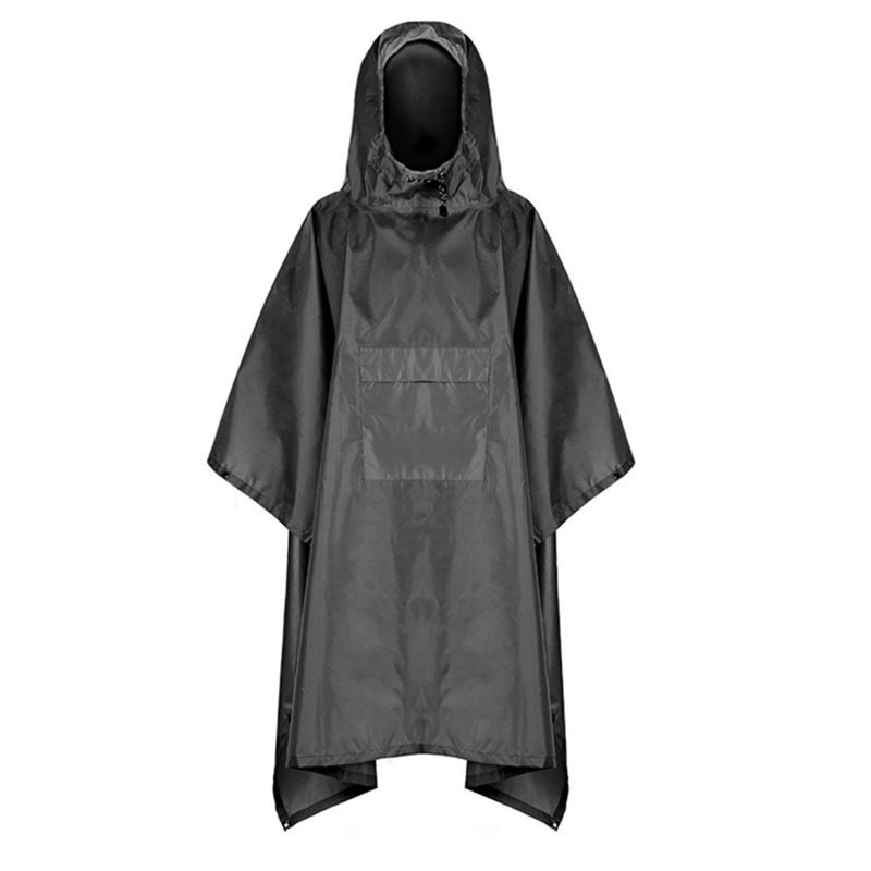 Camping Rain Poncho - AB34-Impermeabile da Esterno con Tasca, Giacca