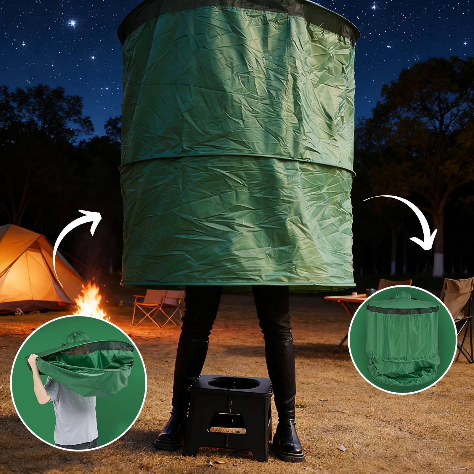 Outdoor Camping Toilet Tent - Tenda WC da Campeggio Portatile Compatta