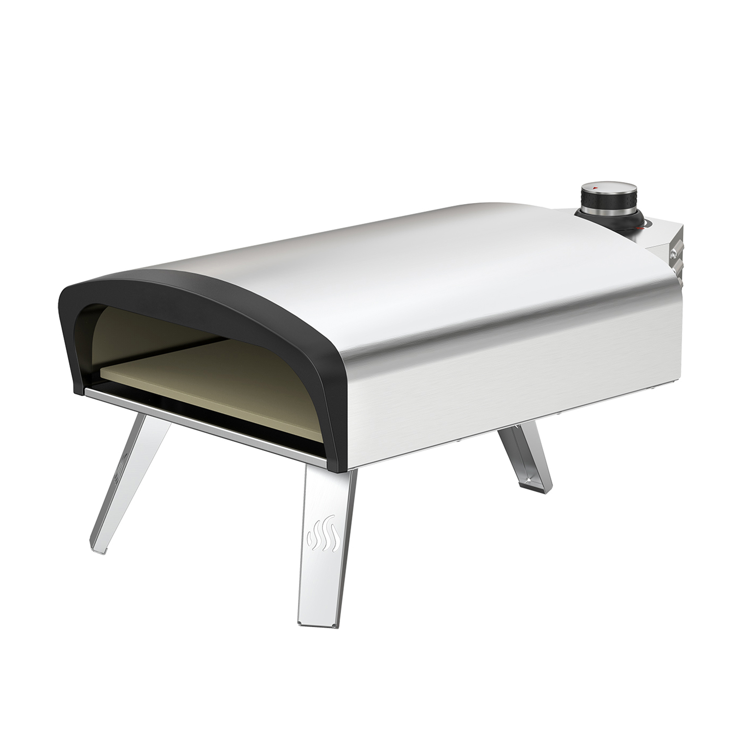 Outdoor Indoor Camping - Forno per Pizza con Pietra Refrattaria,