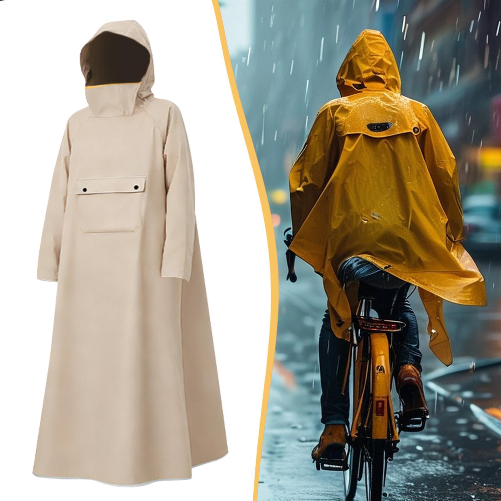 Camping Rain Poncho - Poncho Impermeabile con Cappuccio in Tessuto
