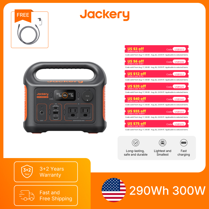 Outdoor Camping Outfit - Jackery Stazione di Alimentazione Portatile Explorer