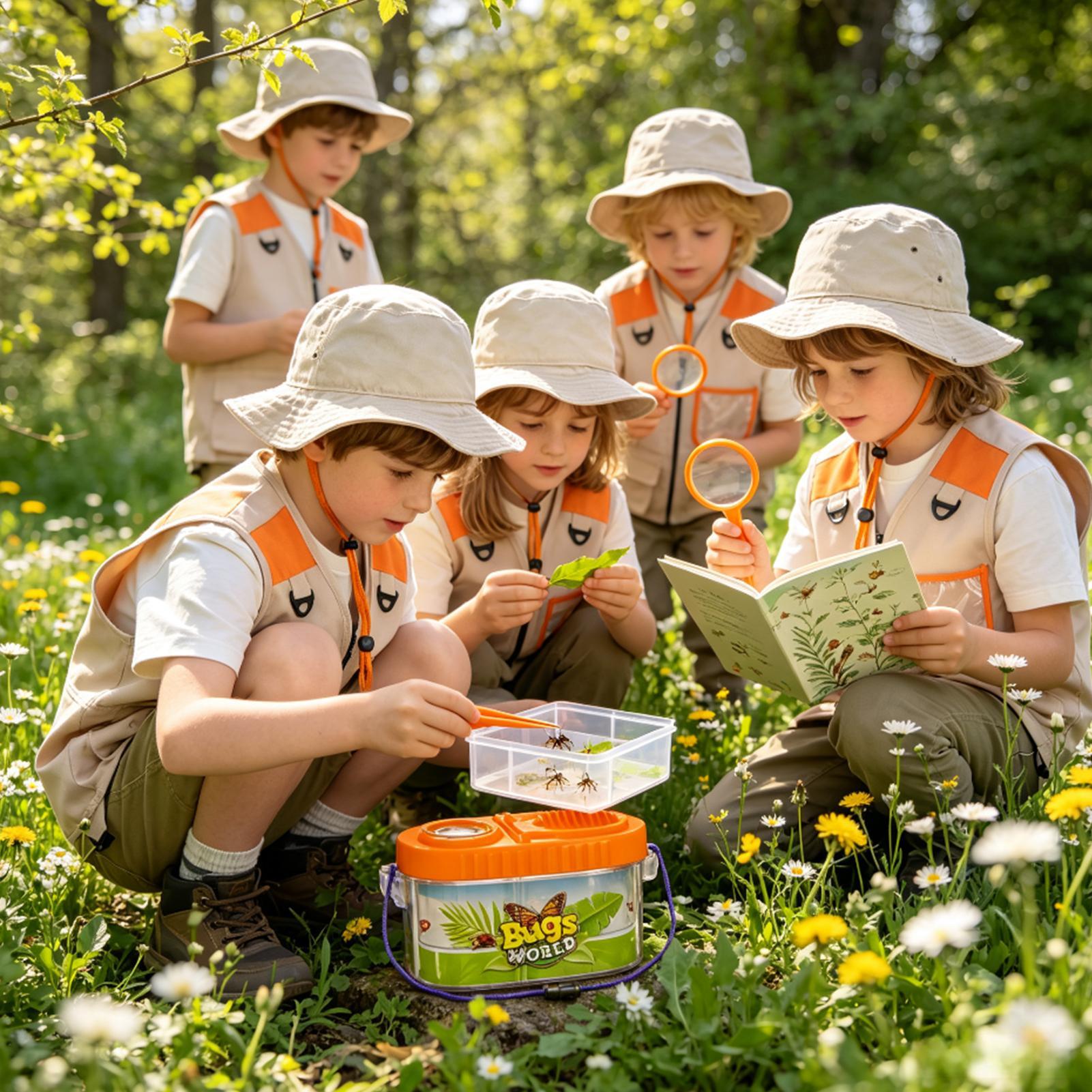 Outdoor Camping Activities For Kids - Kit Avventura per Bambini con Lente