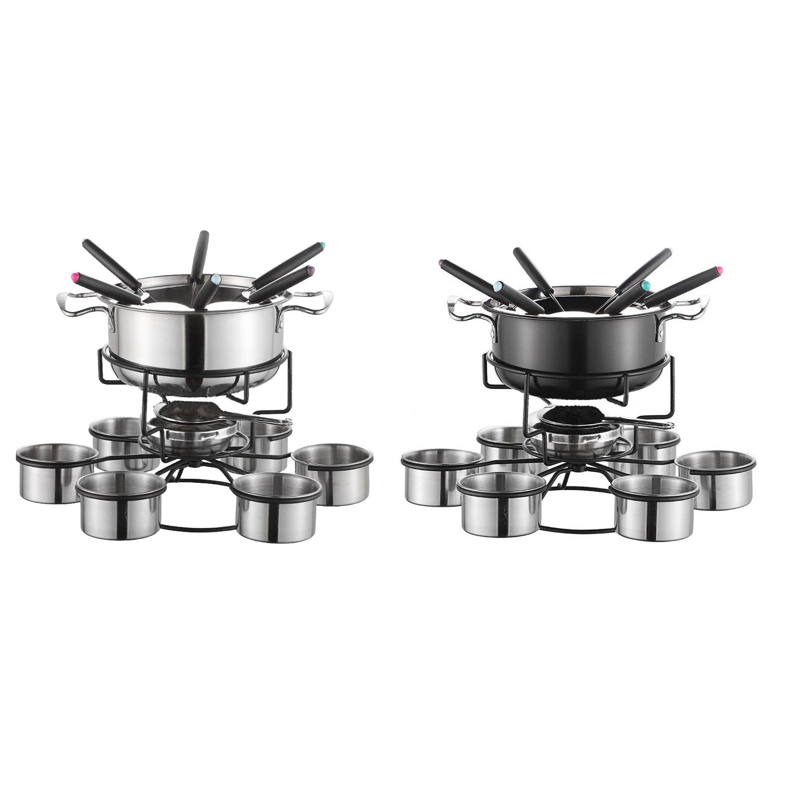 Camp Cooking Set - Set Pentola Fonduta Multifunzione Rinforzata per