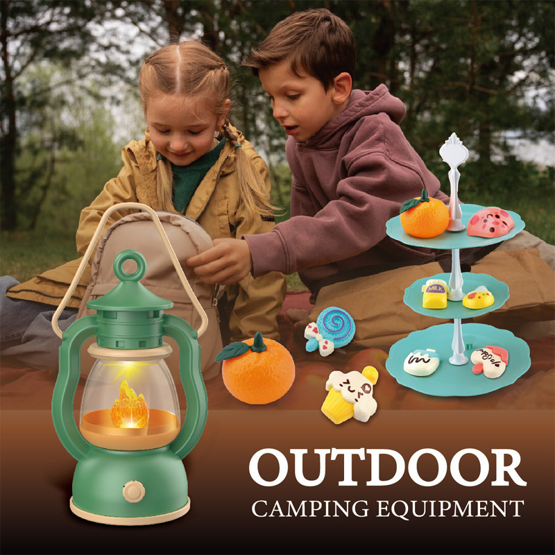 Outdoor Indoor Camping - Set da campeggio per bambini Falò