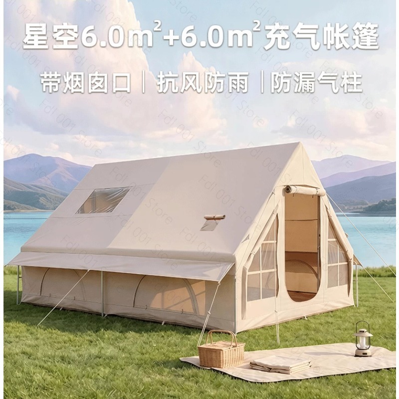 Outdoor Camping Inflatable Tent - Tenda gonfiabile di 12 m2, leggera