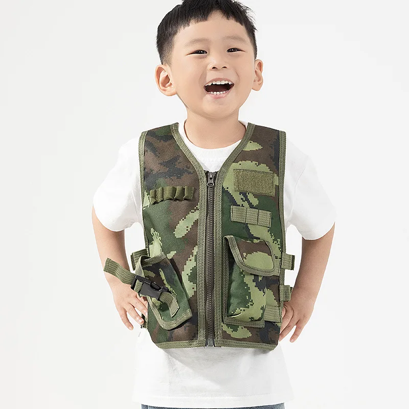 Outdoor Camping Activities For Kids - Gilet Tattico per Bambini, Costume da