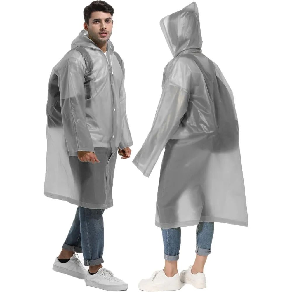 Camping Rain Poncho - ﻿ Poncho antipioggia compatto e riutilizzabile