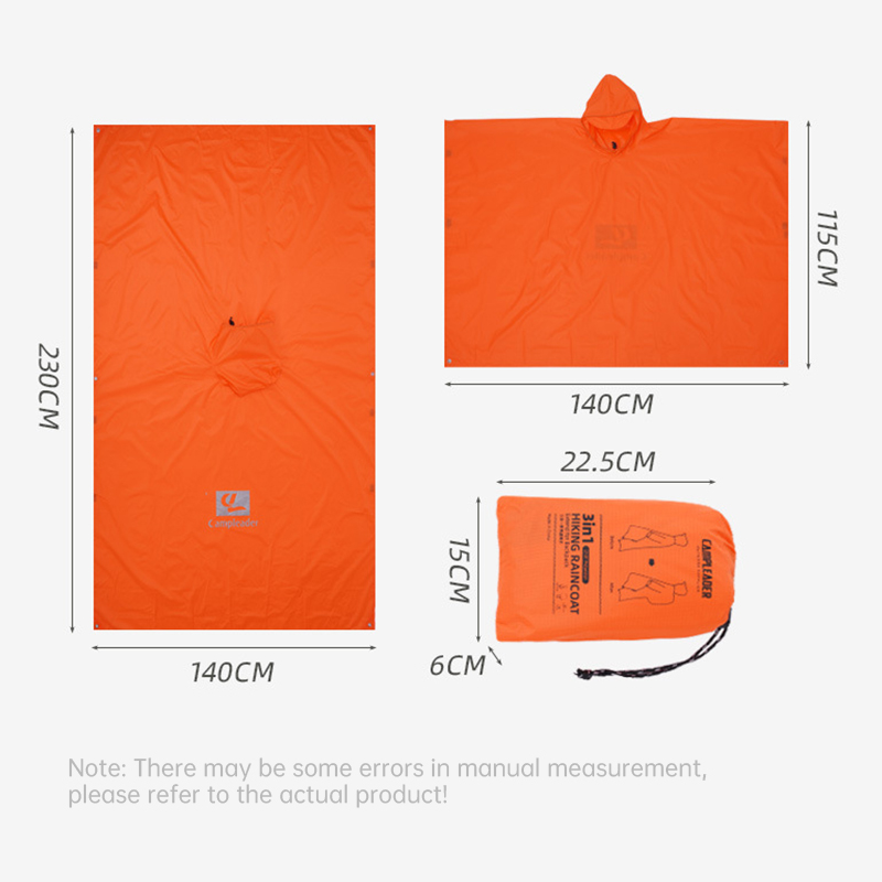 Impermeabile 3 in 1, leggero,  - Camping Rain Poncho recensione e prezzo