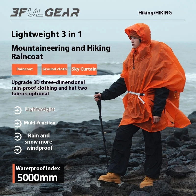 3F UL GEAR Impermeabile Ultral - Camping Rain Poncho recensione e prezzo
