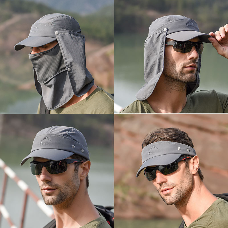 Cappello da sole pieghevole pi - Camping Outdoor Quick Drying Sun Neck Protection Cap Hat recensione e prezzo