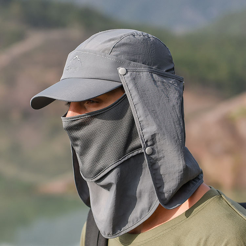 Cappello da sole pieghevole pi - Camping Outdoor Quick Drying Sun Neck Protection Cap Hat recensione e prezzo