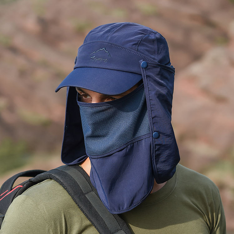 Cappello da sole pieghevole pi - Camping Outdoor Quick Drying Sun Neck Protection Cap Hat recensione e prezzo