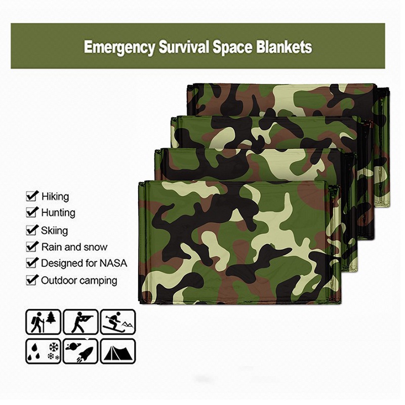 1 pz Coperta Termica Di Emerge - Camping Rain Poncho recensione e prezzo