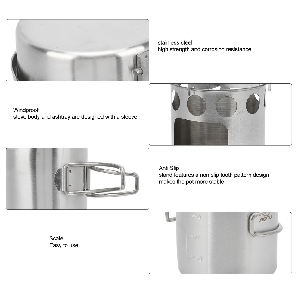 Set di pentole da campeggio in - Camp Cooking Set recensione e prezzo
