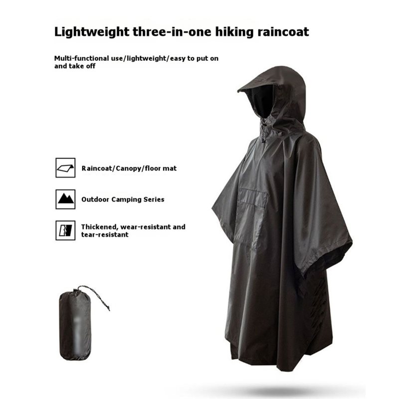 AB34-Impermeabile da Esterno c - Camping Rain Poncho recensione e prezzo