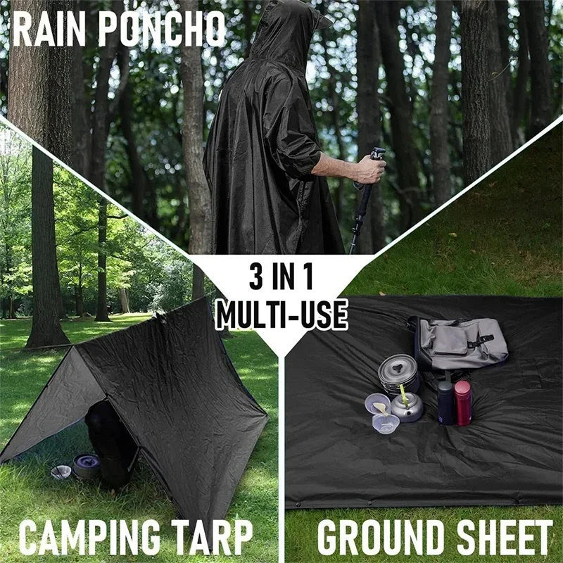 Impermeabile militare da ester - Camping Rain Poncho recensione e prezzo