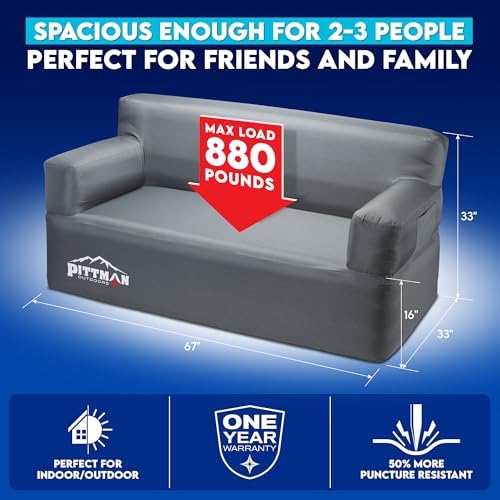Pittman - Divano Gonfiabile co - Outdoor Indoor Camping recensione e prezzo
