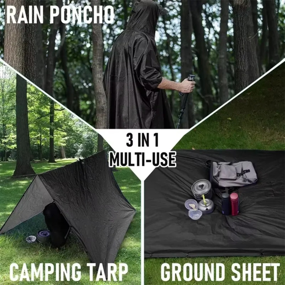Poncho antipioggia militare mu - Camping Rain Poncho recensione e prezzo