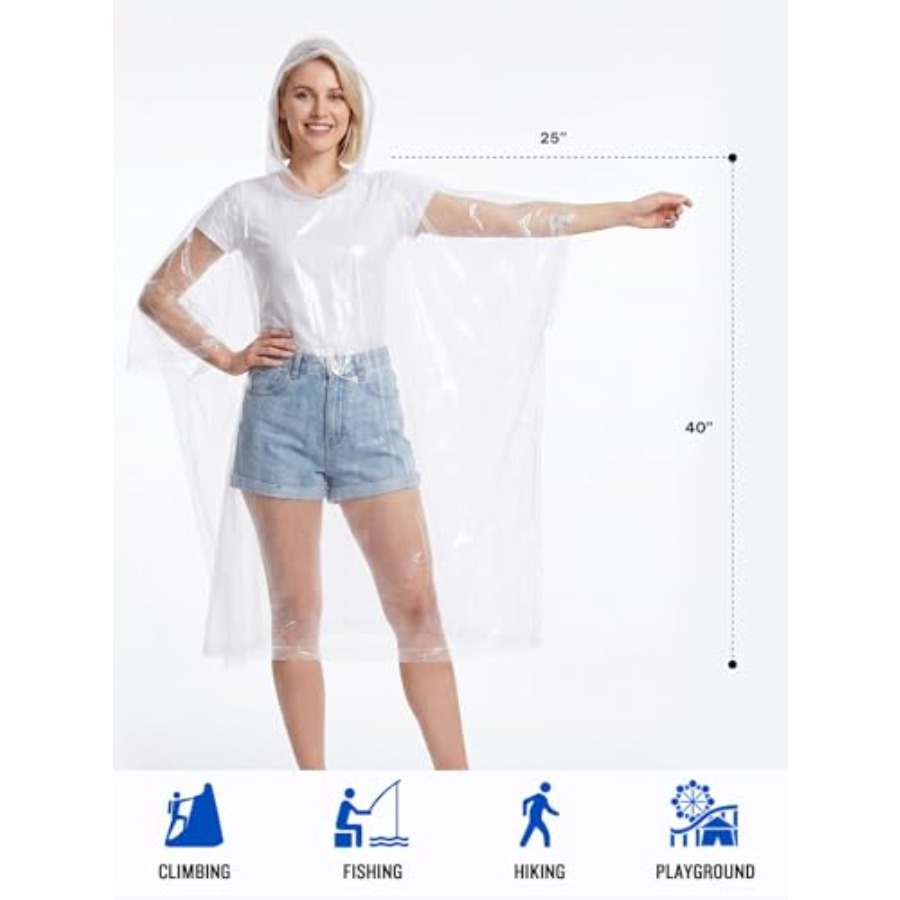 Poncho Impermeabile Monouso pe - Camping Rain Poncho recensione e prezzo