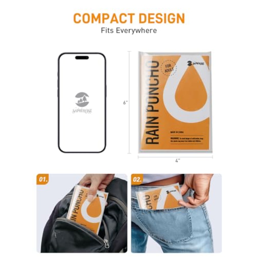 Poncho Impermeabile Monouso pe - Camping Rain Poncho recensione e prezzo