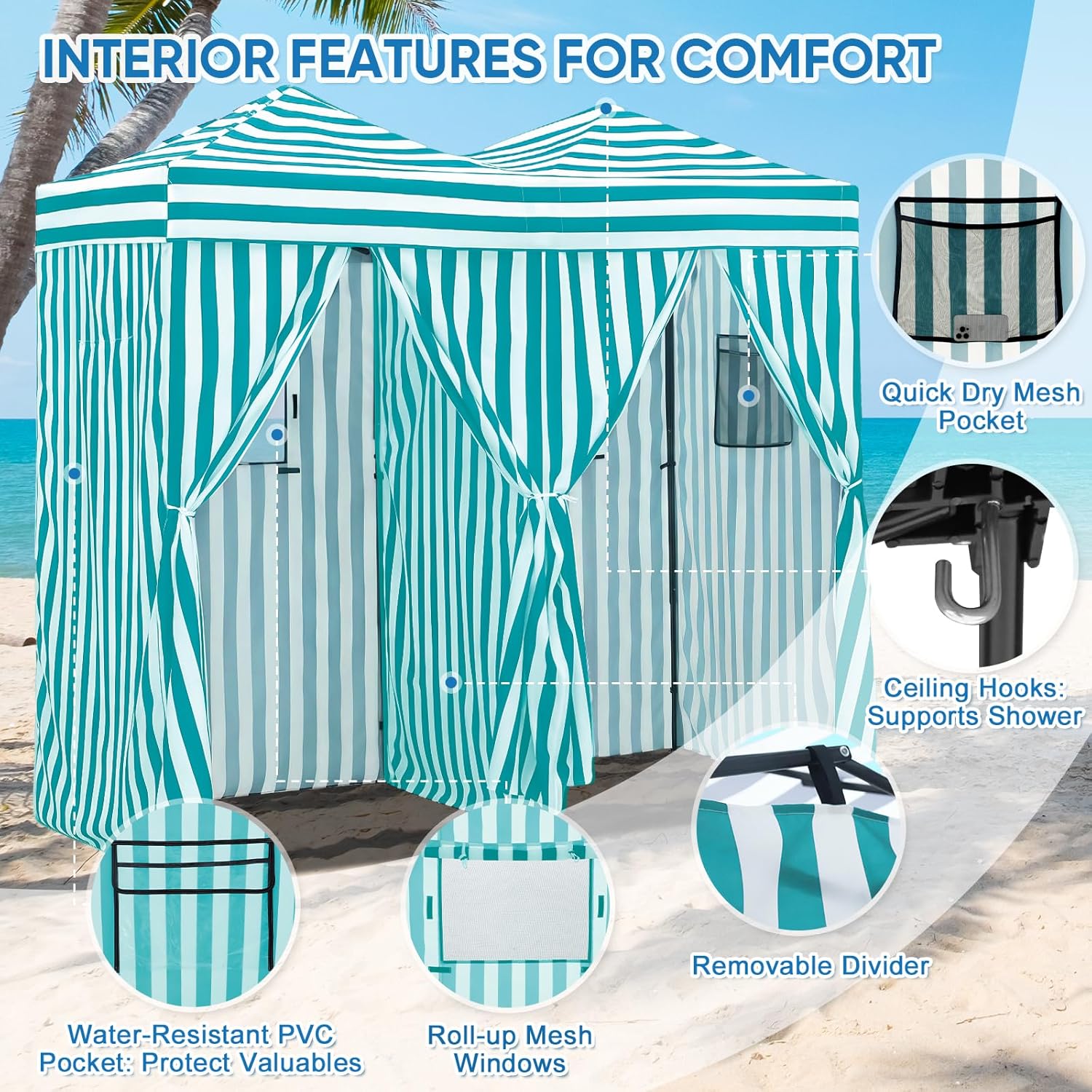 Tenda Spogliatoio Portatile da - Outdoor Camping Tent recensione e prezzo