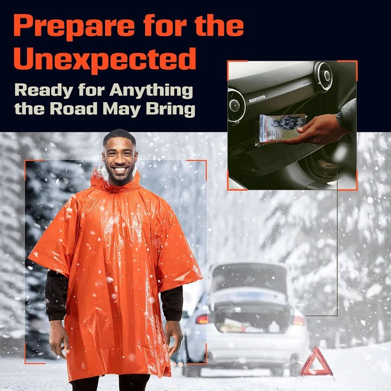 Poncho di Emergenza Impermeabi - Camping Rain Poncho recensione e prezzo