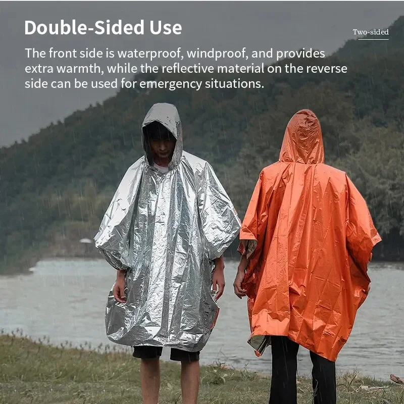Poncho di Emergenza Impermeabi - Camping Rain Poncho recensione e prezzo