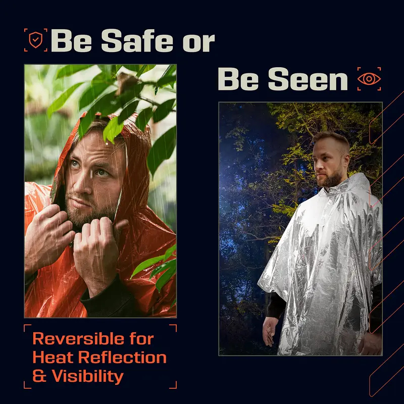 Poncho di Emergenza Impermeabi - Camping Rain Poncho recensione e prezzo