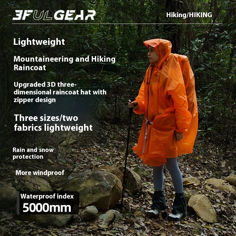 3F UL GEAR Impermeabile con ce - Camping Rain Poncho recensione e prezzo