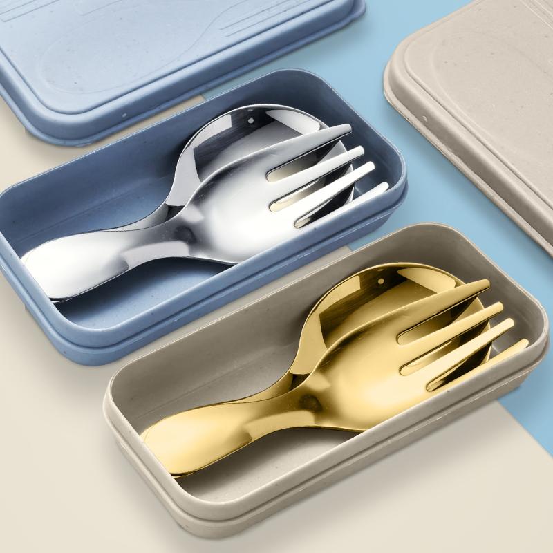 Set di stoviglie in acciaio in - Outdoor Camping Box recensione e prezzo