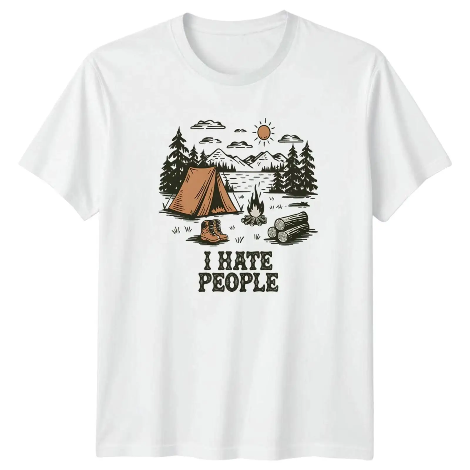 Maglietta I Hate People, da ca - Outdoor Und Camping recensione e prezzo