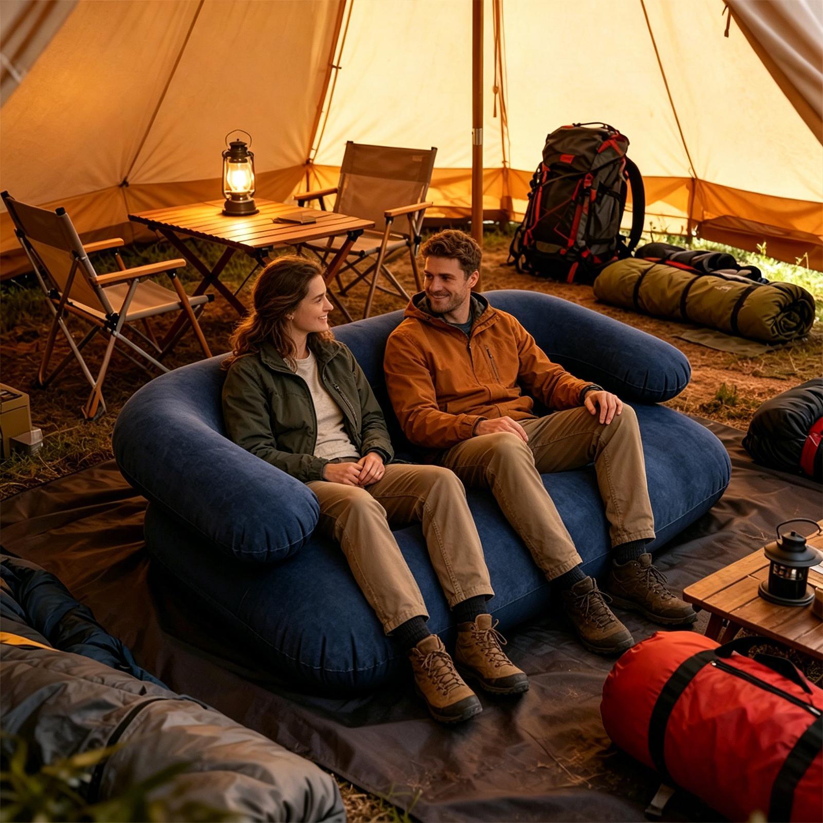 Divano Gonfiabile Floccato 135 - Outdoor Camping Decke recensione e prezzo