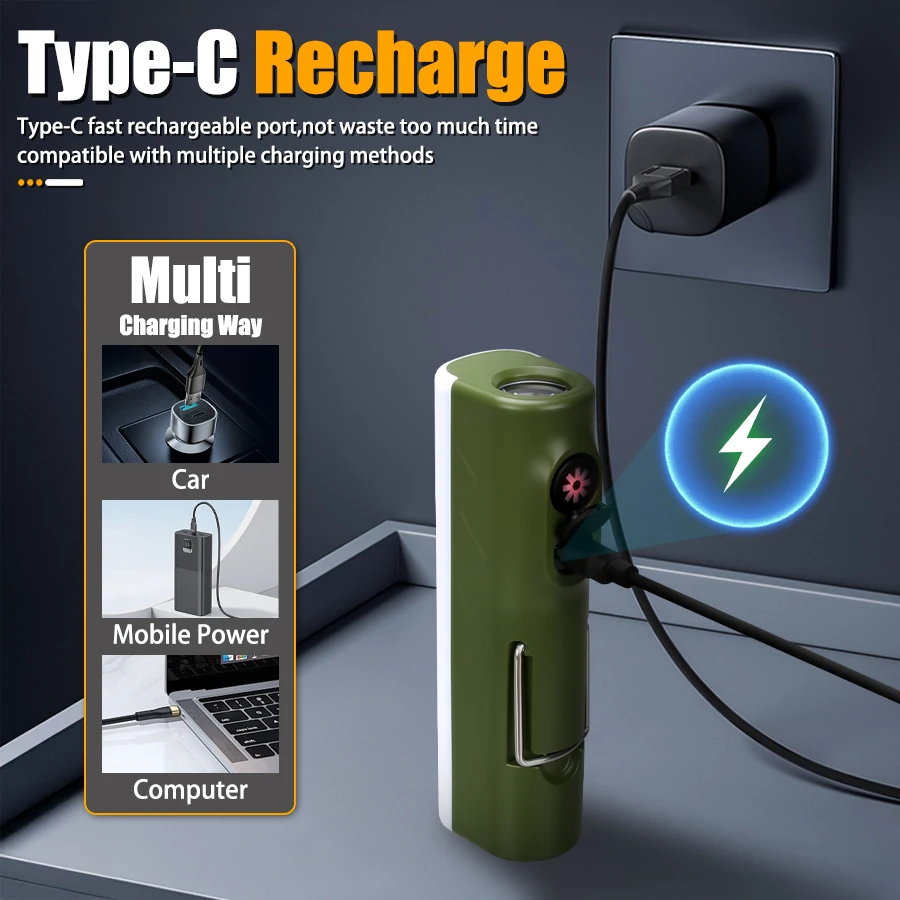 Torcia portatile ricaricabile  - Battery Outdoor Camping recensione e prezzo