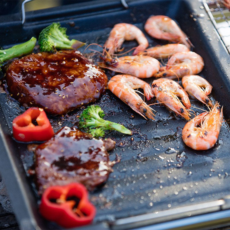 Padella per grigliare quadrata - Camp Cooking Set recensione e prezzo