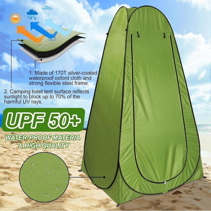Tenda da campeggio esterna por - Outdoor Camping Toilet Tent recensione e prezzo