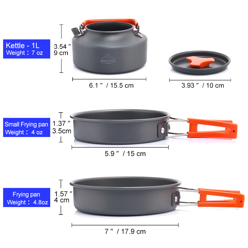 Widesea Set di pentole da camp - Outdoor Camping Outfit recensione e prezzo