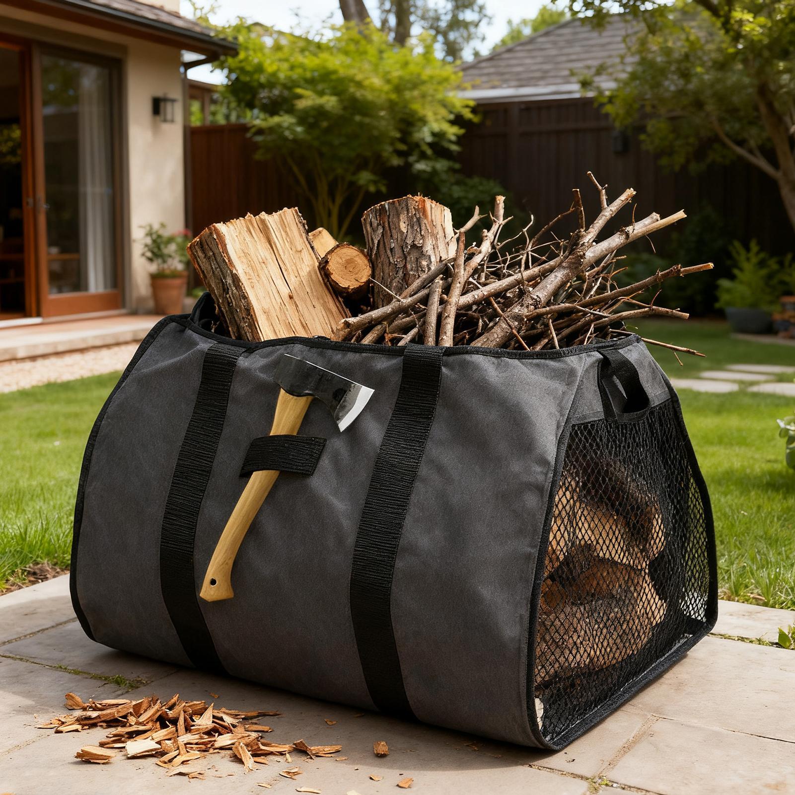 Porta legna da ardere Grande b - Outdoor Indoor Camping recensione e prezzo