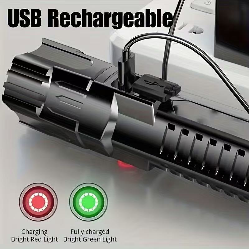 Nuova torcia a LED ad alta pot - Battery Outdoor Camping recensione e prezzo