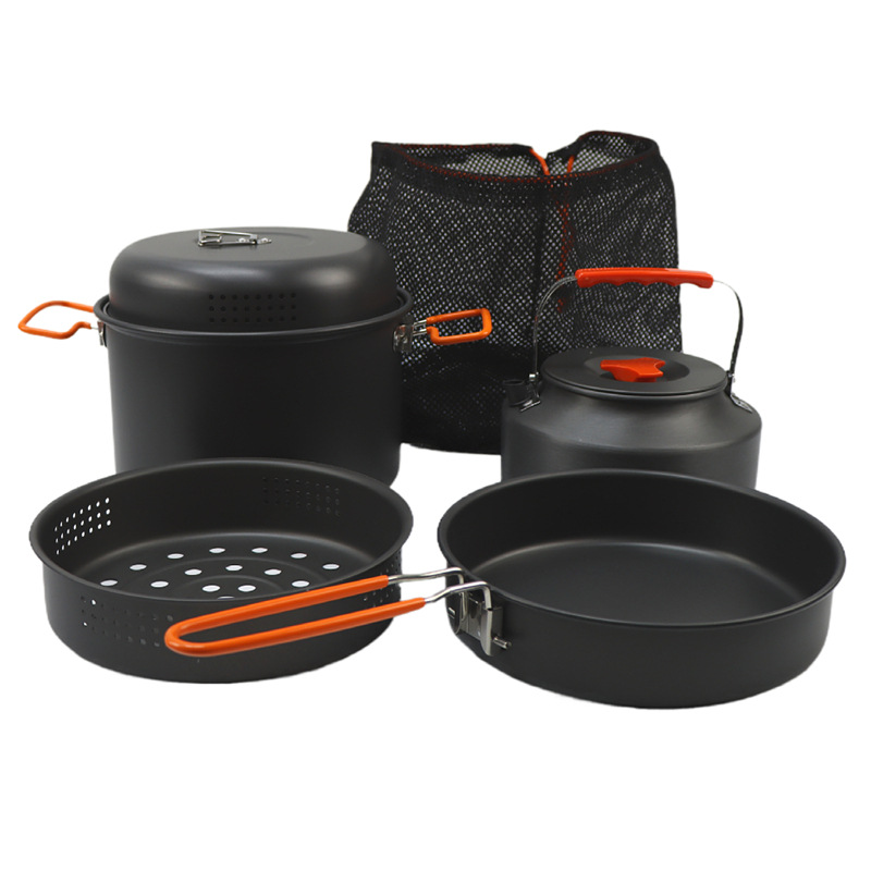 Set di pentole da esterno pent - Camp Cooking Set recensione e prezzo