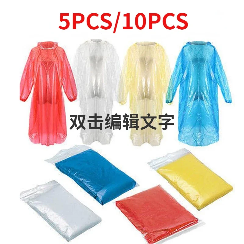 5/10PC Impermeabile Usa E Gett - Camping Rain Poncho recensione e prezzo