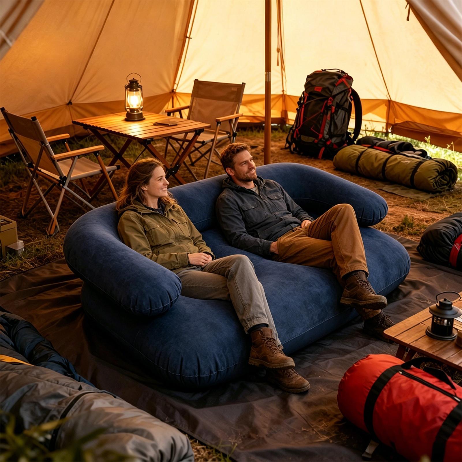Divano Gonfiabile per Campeggi - Outdoor Camping Decke recensione e prezzo